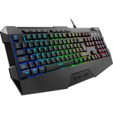 Sharkoon SKILLER SGK4, Gaming-Tastatur schwarz, IT-Layout, Rubberdome