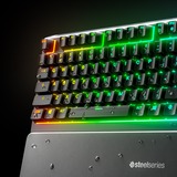 SteelSeries APEX 3, Gaming-Tastatur schwarz, DE-Layout, Rubberdome