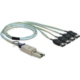 DeLOCK Adapterkabel SAS mini 26pin > 4x eSATA 1 Meter
