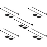 Befestigungssockel 25 x 25mm mit Kabelbinder L 300 x B 4,8mm