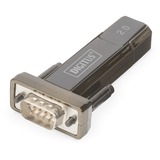 Digitus USB 2.0 Adapter, USB-A Stecker > Seriell RS232 Stecker schwarz, inkl. 80cm Verlängerungskabel