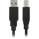 Sharkoon USB 2.0 Kabel, USB-A Stecker > USB-B Stecker schwarz, 0,5 Meter