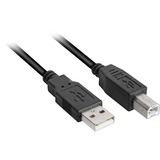 USB 2.0 Kabel, USB-A Stecker > USB-B Stecker