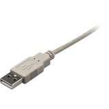 Sharkoon USB 2.0 Kabel, USB-A Stecker > USB-B Stecker grau, 0,5 Meter