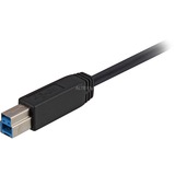 Sharkoon USB 3.2 Gen 1 Kabel, USB-A Stecker > USB-B Stecker schwarz, 3 Meter