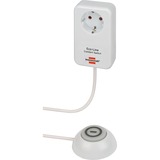 Brennenstuhl Eco-Line Comfort Switch Adapter, Steckdosenleiste weiß, 1,5 Meter Schalterkabel