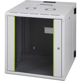 Digitus Wandgehäuse Unique Serie - zweiteilig, schwenkbar, IT-Schrank grau, 12 Höheneinheiten