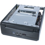 Inter-Tech ITX MW-02 II, HTPC-Gehäuse schwarz, ohne Netzteil