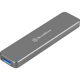 SilverStone SST-MS09C USB 3.1, Laufwerksgehäuse dunkelgrau