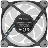 Thermaltake Riing Duo 12 RGB Radiator Fan 3 Pack, Gehäuselüfter schwarz, 3er Set, 1x Controller, 120 mm