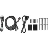 Thermaltake Riing Duo 12 RGB Radiator Fan 3 Pack, Gehäuselüfter schwarz, 3er Set, 1x Controller, 120 mm