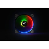 Thermaltake Riing Quad 12 RGB Radiator Fan TT Premium Edition 3 Pack, Gehäuselüfter schwarz, 3er Set, 1x Controller