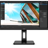 AOC Q24P2Q, LED-Monitor 60 cm (24 Zoll), schwarz, FullHD, IPS, 75 Hz