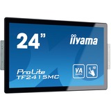 iiyama TF2415MC-B2, LED-Monitor 60.5 cm (23.8 Zoll), schwarz, FullHD, VA, Touch, HDMI, DisplayPort