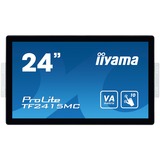 iiyama TF2415MC-B2, LED-Monitor 60.5 cm (23.8 Zoll), schwarz, FullHD, VA, Touch, HDMI, DisplayPort