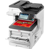 OKI MC883dn, Multifunktionsdrucker grau/anthrazit, USB, LAN, Scan, Kopie, Fax