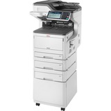 OKI MC883dnct, Multifunktionsdrucker grau/anthrazit, USB, LAN, Scan, Kopie, Fax