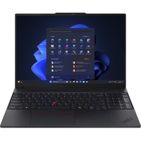 Lenovo ThinkPad E16 G4 AMD (21Y40046GE), Notebook schwarz, AMD Ryzen AI 7 345, AMD Radeon 820M, 16 GB DDR5, 512 GB (512 GB SSD), Windows 11 Pro