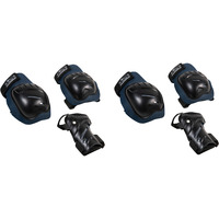 HUDORA Biomechanisches Protektoren Set Comfort blau/schwarz, Größe S