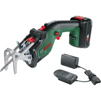 Bosch Akku-Astsäge Keo, 18Volt grün/schwarz, Li-Ionen Akku 2,0Ah, POWER FOR ALL ALLIANCE