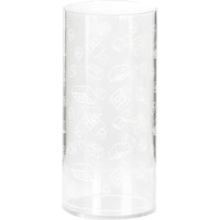 Room Copenhagen LEGO Cylinder Vase Brick Art Line , Aufbewahrung transparent