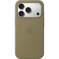 Apple Silikon Case mit MagSafe, Handyhülle olivgrün, iPhone 18 Pro