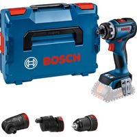 Bosch Akku-Bohrschrauber GSR 18V-90 FC Professional solo, 18Volt blau/schwarz, ohne Akku und Ladegerät, in L-BOXX