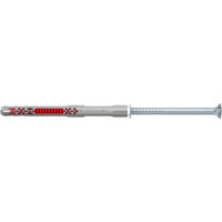 fischer Langschaftdübel DuoXpand 8x100 T  hellgrau/rot, 10 Stück