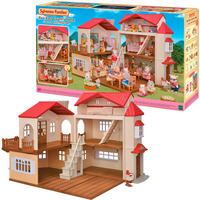 EPOCH Traumwiesen Sylvanian Families - Stadthaus mit Dachzimmer, Konstruktionsspielzeug 