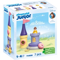 PLAYMOBIL 71458 Junior & Disney: Belles Spielturm mit Melodie, Konstruktionsspielzeug