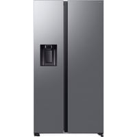 SAMSUNG RS70F64KDFEF, Side-by-Side edelstahl (dunkel), AI Energy Mode, Festwasseranschluss