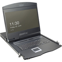 Digitus 19" Modulare Konsole, KVM-Switch schwarz, 19" TFT (48,3cm) & Touchpad