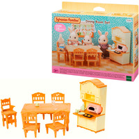 EPOCH Traumwiesen Sylvanian Families - Landhaus Esszimmer, Konstruktionsspielzeug 