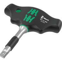 Wera 411 A RA Quergriff-Adapterschraubendreher mit Ratschenfunktion schwarz/grün, 1/4" mit Kugelsicherung