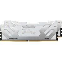 Kingston FURY CU-DIMM 48 GB DDR5-8400 (2x 24 GB) Dual-Kit, Arbeitsspeicher silber/schwarz, KF584CU40RWK2-48, FURY Renegade, INTEL XMP