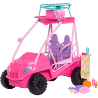 Mattel Barbie Mysteries Beach Detectives Ultimativer Strand-Buggy, Spielfahrzeug