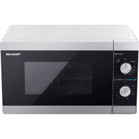 SHARP YC-MG01E-S, Mikrowelle silber/schwarz