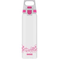 SIGG Trinkflasche Total Clear One MyPlanet "Berry" 0,75L transparent/beere, Ein-Hand-Verschluss ONE