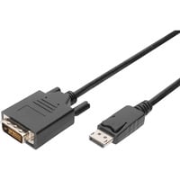 Digitus Adapterkabel DisplayPort > DVI-D schwarz, 5 Meter