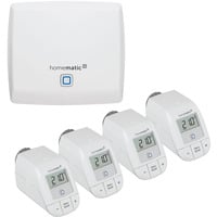 Homematic IP Smart Home Starter Set Heizen  weiß, inkl. 4 Heizkörperthermostate