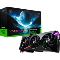 MSI GeForce RTX 5080 VANGUARD SOC, Grafikkarte DLSS 4, 3x DisplayPort, 1x HDMI 2.1