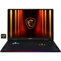 MSI Raider A18 HX A9WIG-080, Gaming-Notebook schwarz, AMD Ryzen 9 9955HX3D, NVIDIA GeForce RTX 5080, 64 GB DDR5, 2 TB (2 TB SSD), Windows 11 Home 64-Bit
