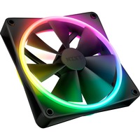 NZXT F140 RGB DUO Single 140x140x25, Gehäuselüfter schwarz, Einzellüfter, ohne Controller