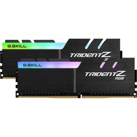 G.Skill DIMM 16 GB DDR4-3200 (2x 8 GB) Dual-Kit, Arbeitsspeicher schwarz, F4-3200C16D-16GTZR, Trident Z RGB, INTEL XMP