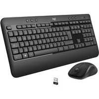 Logitech MK540 Advanced, Desktop-Set dunkelgrau, US-Layout, Plunger, für Windows