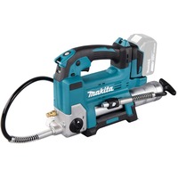 Makita Akku-Fettpresse DGP180Z, 18Volt, inkl. Zylinder A, Kartuschenpistole blau/schwarz, ohne Akku und Ladegerät