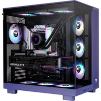 Thermaltake View 380 XL TG ARGB , Tower-Gehäuse violett, Tempered Glass x 2