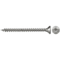 fischer Spanplattenschraube PowerFast 4,5x35 Senkkopf TX 200 Stück, mit Vollgewinde, Edelstahl A2
