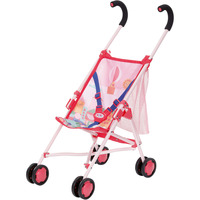 ZAPF Creation BABY born® Kinderwagen mit Tasche, Puppenwagen pink
