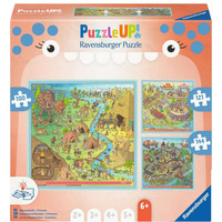 Ravensburger Puzzle UP! Geschichte - Steinzeit, Altes Rom, Mittelalter 100, 121 und 144 Teile